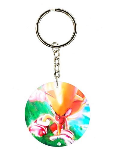 Sonic Printed Keychain
