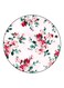 Floral Printed Fridge Magnet Pink/Green 5.5cm