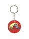 Cartoon Themed Single Sided Keychain