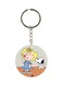 Cartoon Themed Dual Sided Keychain