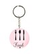 Printed Single Sided Keychain