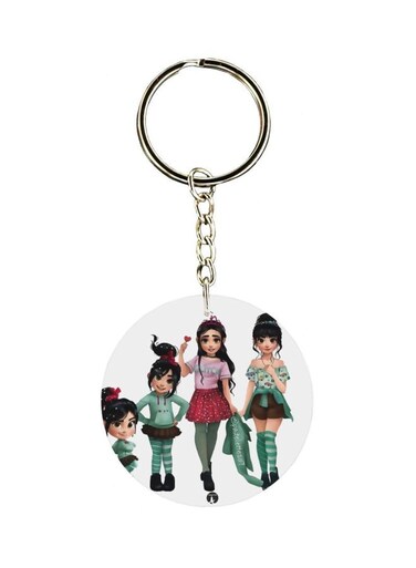 Girl Printed Keychain