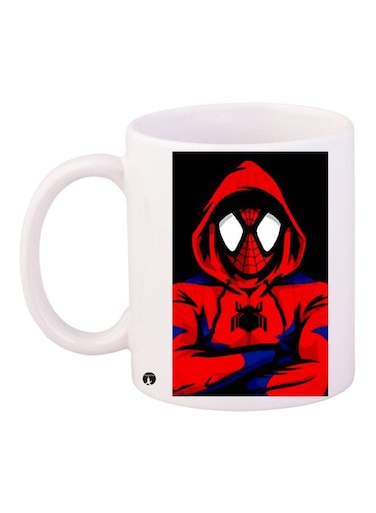 Spiderman Printed Coffee Mug White/Red/Black