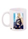 Anime Printed Coffee Mug White/Blue/Beige 11ounce