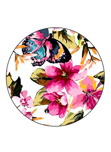 Flowers Printed Fridge Magnet Multicolour
