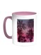 Enjoy The Summer Time Printed Coffee Mug Pink/White/Purple 11ounce