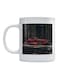 Bentley Car Printed Ceramic Coffee Mug White/Black/Red