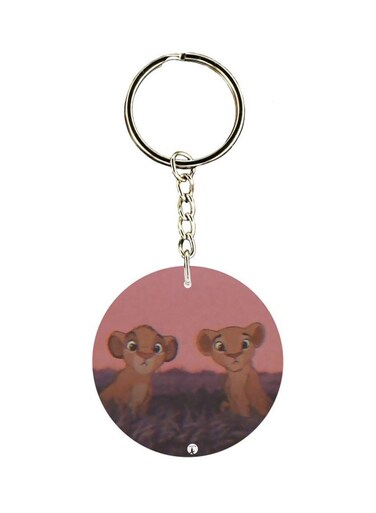 Single Sided Cartoon Themed Keychain