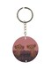 Single Sided Cartoon Themed Keychain