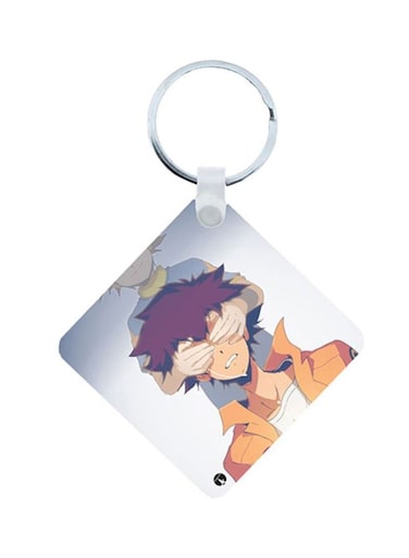 Digimon Wooden Keychain