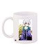 Anime Printed Coffee Mug White/Green/Purple
