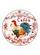 Rooster Printed Fridge Magnet Multicolour