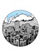 A City Printed Fridge Magnet Multicolour