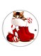 Cat Printed Fridge Magnet Multicolour
