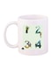 Printed Uncharted Mug White/Blue/Grey