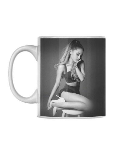 Printed Mug White/Black/Grey 350ml