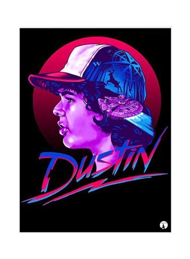 Stranger Things Metal Plate Poster Multicolour 15x20centimeter