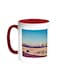 State Of Palestine - Alquds Printed Coffee Mug Red/White 11ounce