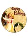 Vintage Art Printed Fridge Magnet Multicolour