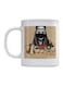 I Want Coffee Printed Mug White/Grey/Beige 350ml