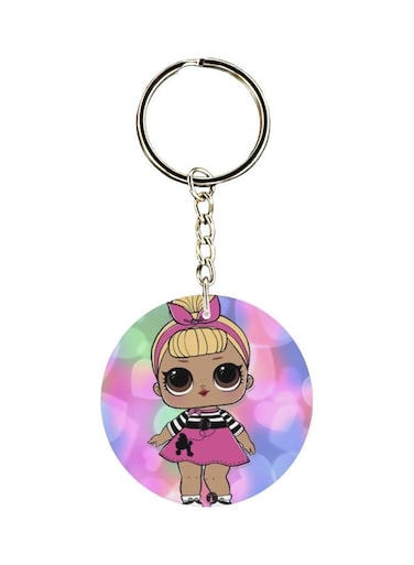 Cartoon Printed Keychain