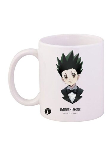 Hunter X Hunter Printed Mug White/Green/Black 12ounce