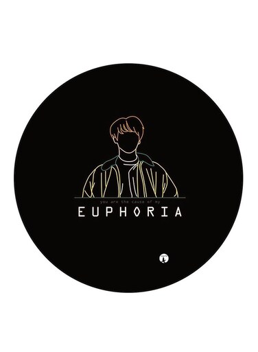 Euphoria Printed Fridge Magnet Round Multicolour