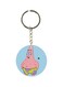 Patrick Star Themed Keychain