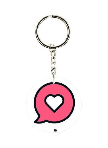 Cartoon Printed Double-Sided Keychain