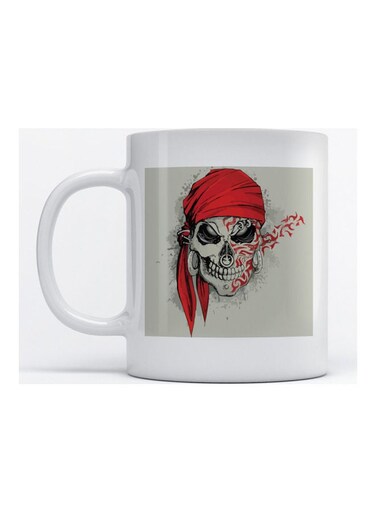Mug The Skull for Coffee and Tea White