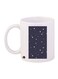 Stars Printed Mug White/Black