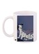 Dalmatian Dogs Printed Coffee Mug White/Blue/Black 11ounce