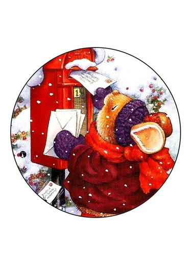 Mouse Printed Fridge Magnet Multicolour