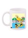 The Simpsons Printed Mug White/Yellow/Black