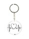 Heartrate Printed Keychain