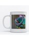 Hummingbird Printed Mug White/Blue/Green
