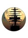 Ship Printed Fridge Magnet Multicolour 5.5 x 5.5cm