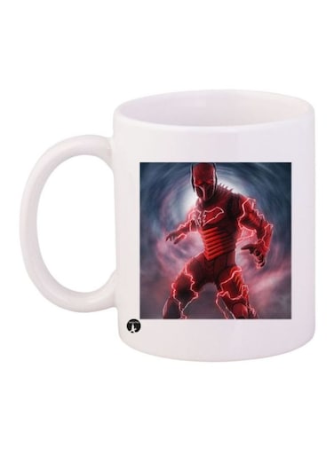Flash Printed Coffee Mug White/Red/Blue Standard Size