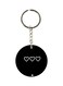 Double Sided Heart Printed Keychain