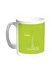 Abstract Drawing - Dubai Towers Printed Coffee Mug White 11ounce