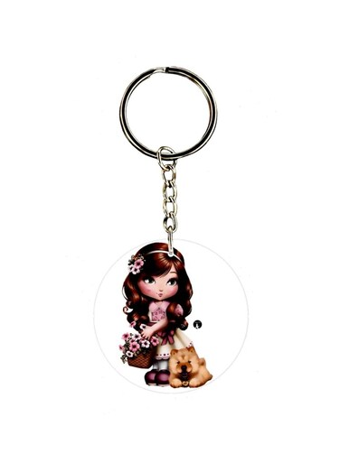 Printed Dual Sided Keychain