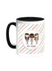 Best Friends Printed Coffee Mug Black/White 11ounce