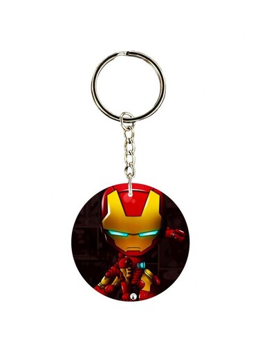 Cartoon Themed Single Sided Keychain