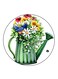 Flowers Printed Fridge Magnet Multicolour