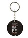 Double Side English Phrases Printed Keychain