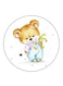 Bear Printed Fridge Magnet Multicolour