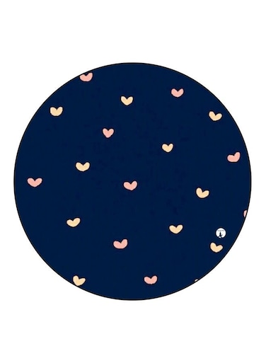Heart Printed Fridge Magnet Blue/Beige/Pink 5.5cm