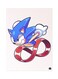 Video Game Sonic Metal Plate Poster Multicolour 15x20centimeter