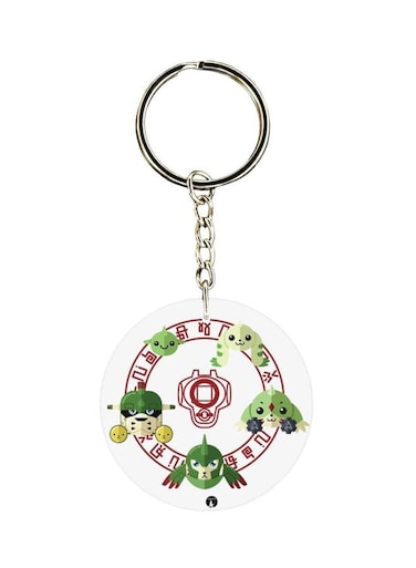 The Anime Digimon Printed Keychain