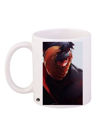 Anime Printed Coffee Mug White/Grey/Brown